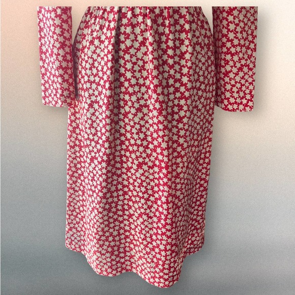 👗Fabolous Vintage Dress by Carnival! Snap Deep V Neckline with Ruffled Trim - Picture 4 of 9